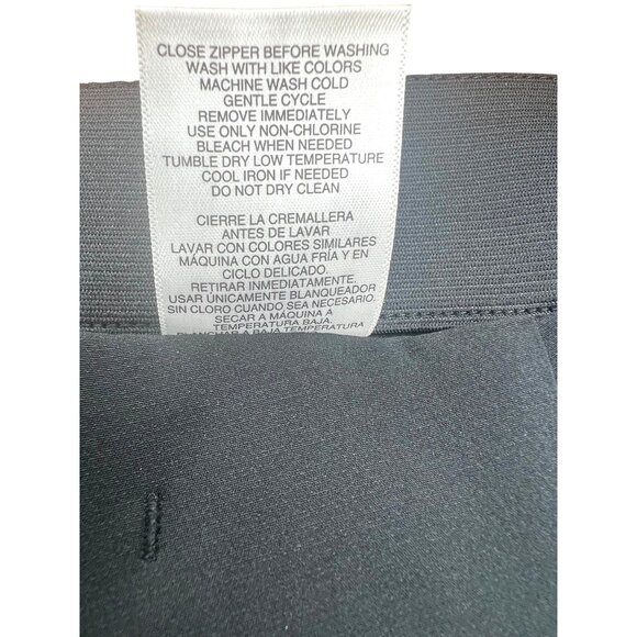 Mondetta Womens Black Lined Tailored Pants W/ Pockets Size 10 - Picture 14 of 15